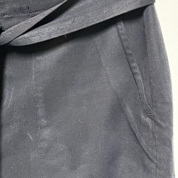 NWT Fat Face Exmouth Mina Tencel Black Belted Crop Pants Sz 2 - Picture 5 of 10